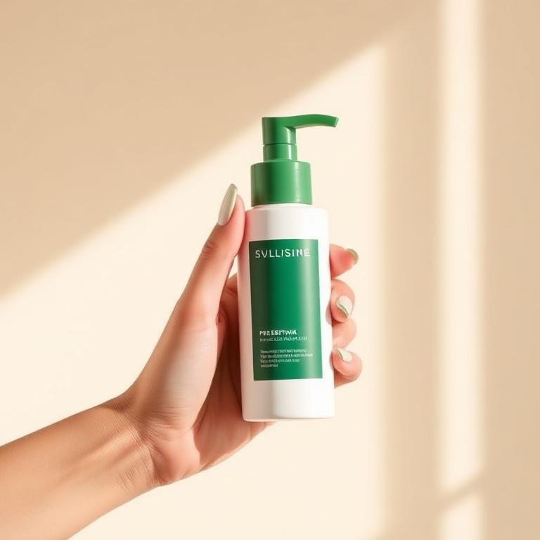 Customer holding ZURIÉ skincare product