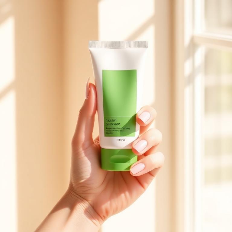Customer holding ZURIÉ skincare product