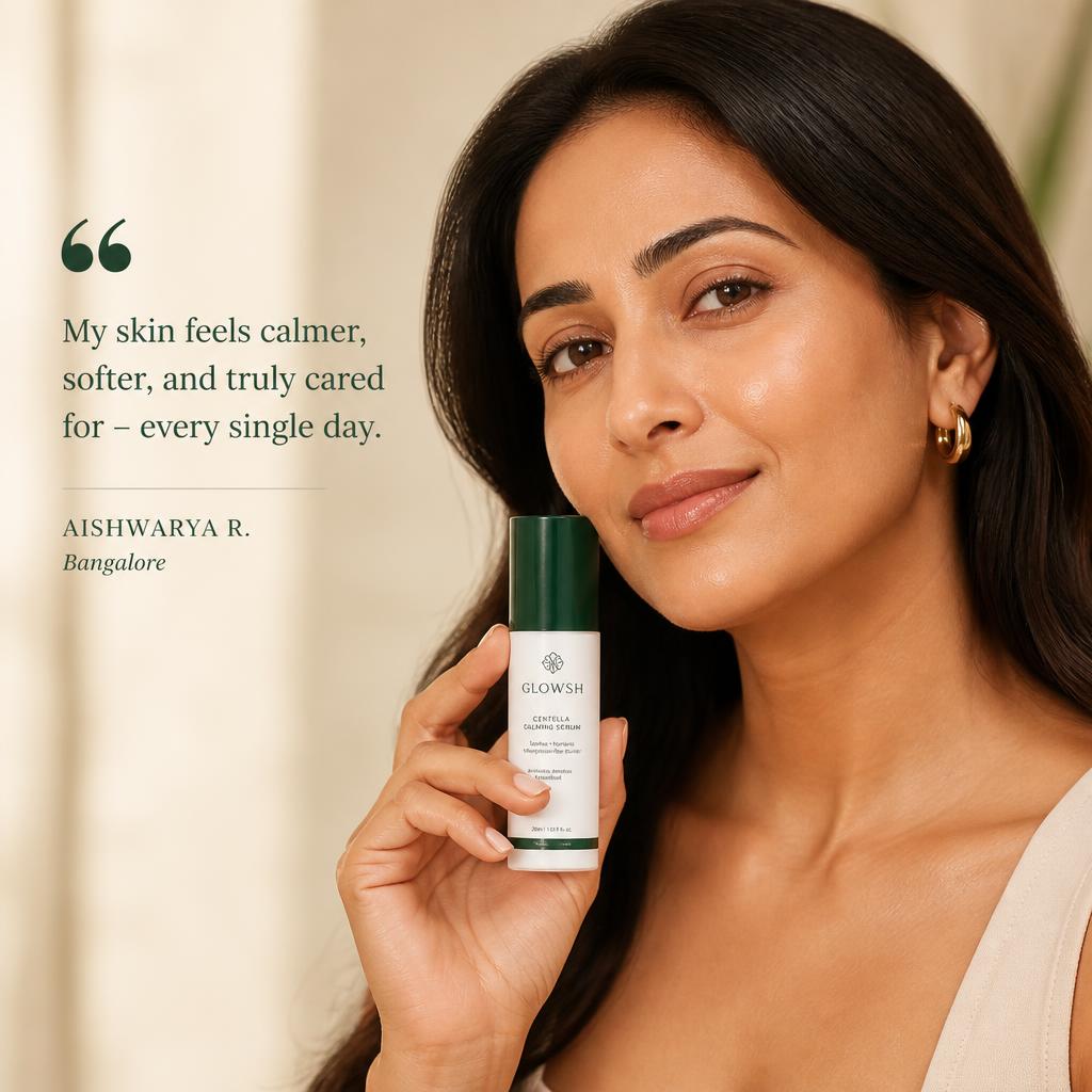 Customer holding ZURIÉ skincare product